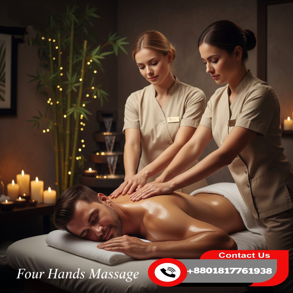 four hands massage
